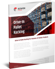 Drive-in Pallet Racking Cover 1